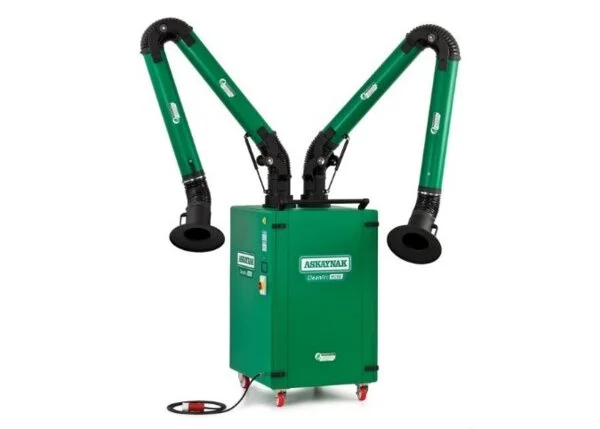 Askaynak CleanArc M200 Mobil Duman Emme Ünitesi (Çift Kollu)